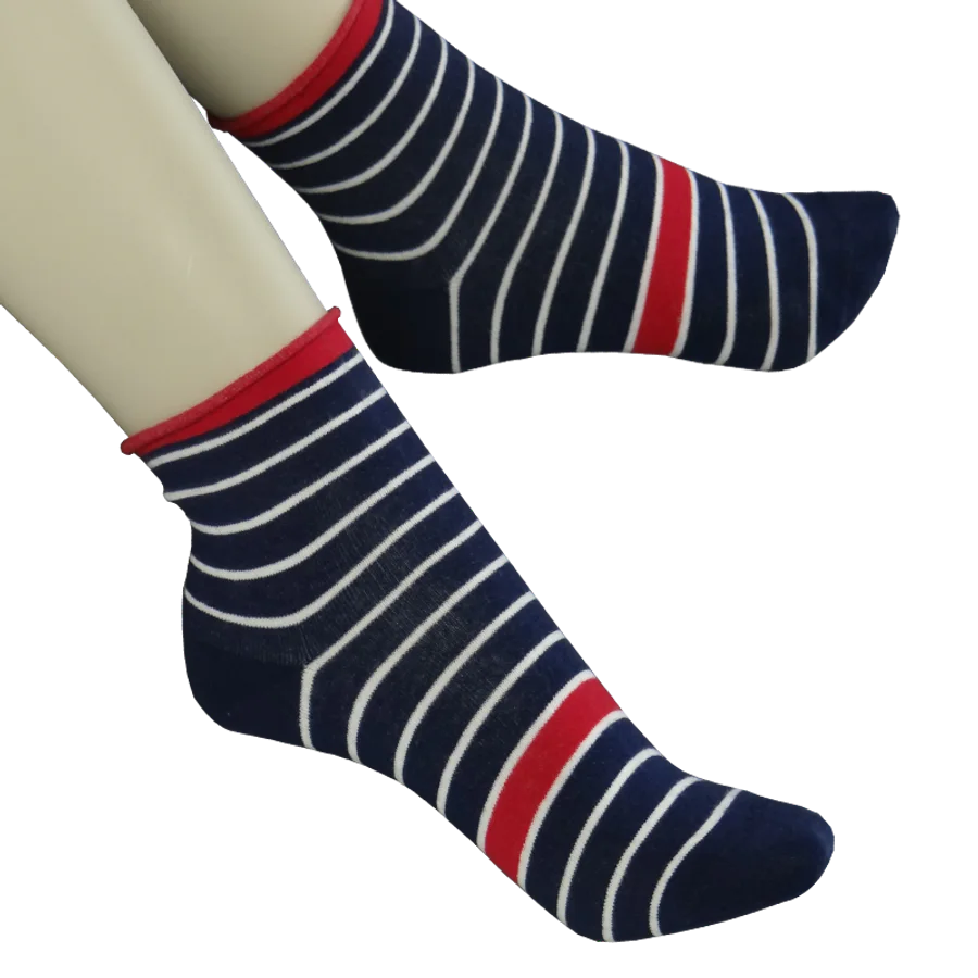 Roll-Top Stripe from the Sample Socks Comfort collection