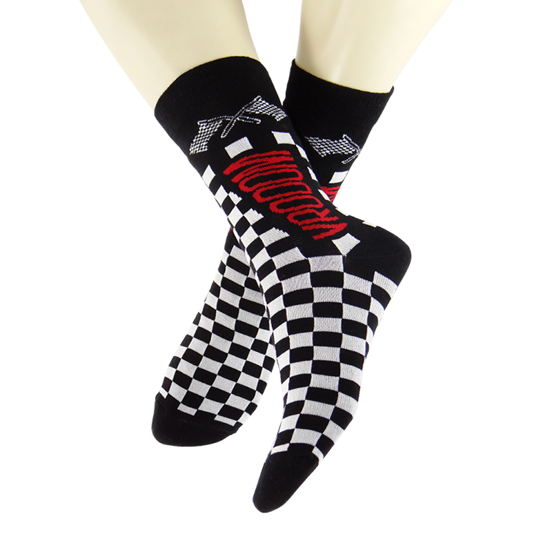 Vroom Retro from the Sample Socks Retro collection