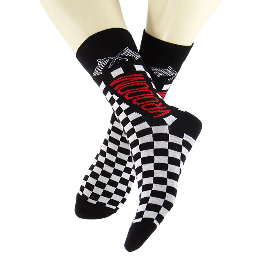 Vroom Retro from the Sample Socks Retro collection