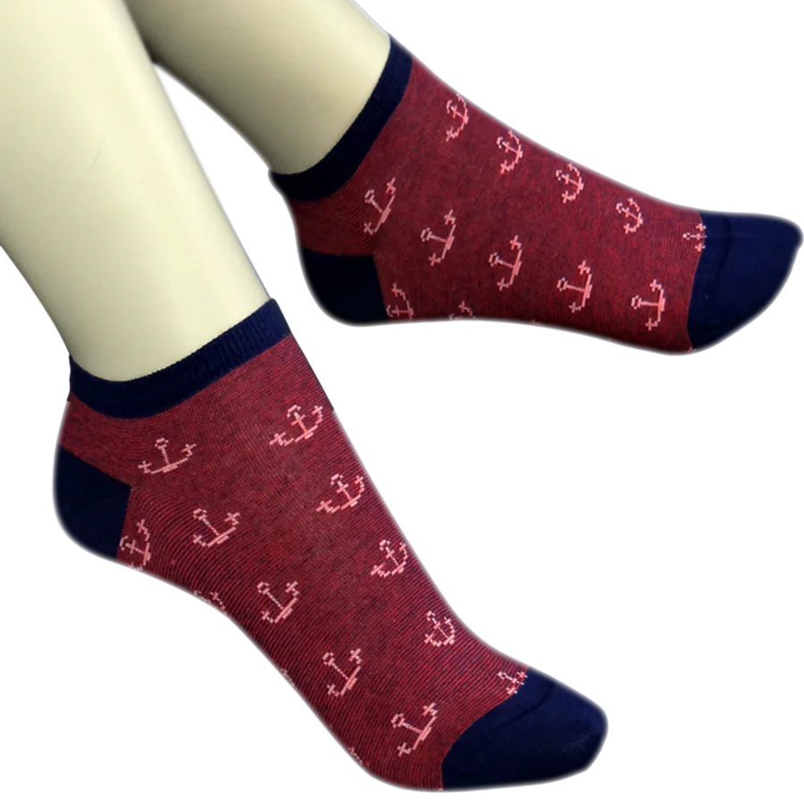 Anchor Ankle Sock from the Sample Socks Summer collection